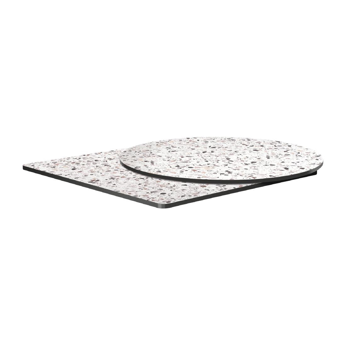 HS682 Extrema Square Mixed Terrazzo Table Top 600x600mm