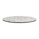 HS683 Extrema Round Mixed Terrazzo Table Top 690mm - JD Catering Equipment Solutions Ltd