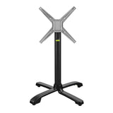 HS723 FLAT Auto Adjust SX26 Dining Table Base Black FlipTop