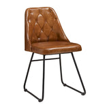 HS732 Harland Side Chair Leather Bruciato (Pack of 2)