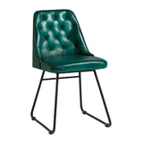 HS734 Harland Side Chair Leather Vintage Blue (Pack of 2)