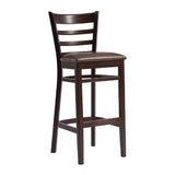 HS766 Sheldon Bar Stool Vintage Brown (Pack of 2)