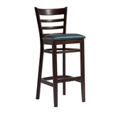 HS767 Sheldon Bar Stool Vintage Teal (Pack of 2) - JD Catering Equipment Solutions Ltd