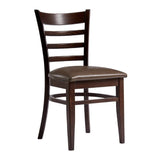 HS768 Sheldon Side Chair Vintage Brown (Pack of 2) - JD Catering Equipment Solutions Ltd