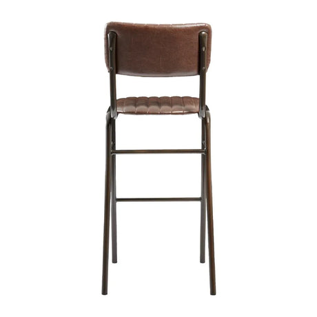 HS784 Tavo Stacking Bar Stool Vintage Brown (Pack of 2) - JD Catering Equipment Solutions Ltd