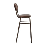 HS784 Tavo Stacking Bar Stool Vintage Brown (Pack of 2)