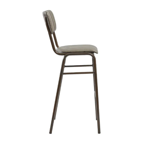 HS785 Tavo Stacking Bar Stool Vintage Dark Grey (Pack of 2) - JD Catering Equipment Solutions Ltd