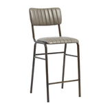 HS791 Tavo Stacking Mid Bar Stool Vintage Dark Grey (Pack of 2)