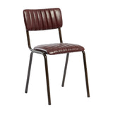 HS798 Tavo Stacking Side Chair Vintage Red (Pack of 2)