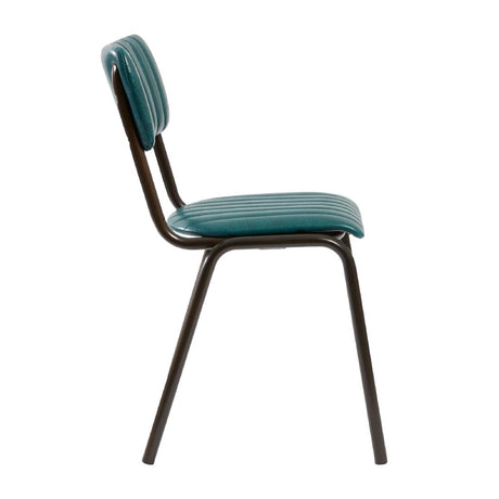 HS800 Tavo Stacking Side Chair Vintage Teal (Pack of 2)