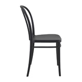 HS801 Victor Side Chair Black (Pack of 2)
