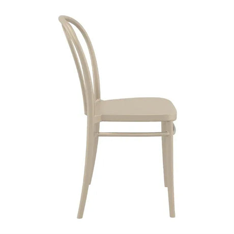 HS804 Victor Side Chair Taupe (Pack of 2) - JD Catering Equipment Solutions Ltd