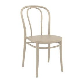 HS804 Victor Side Chair Taupe (Pack of 2) - JD Catering Equipment Solutions Ltd