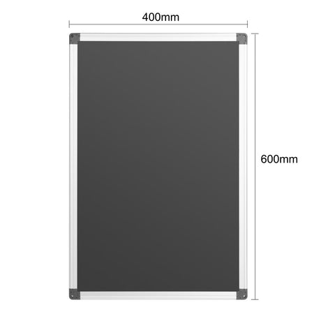 HS806 Olympia Black Magnetic Board 400x600mm