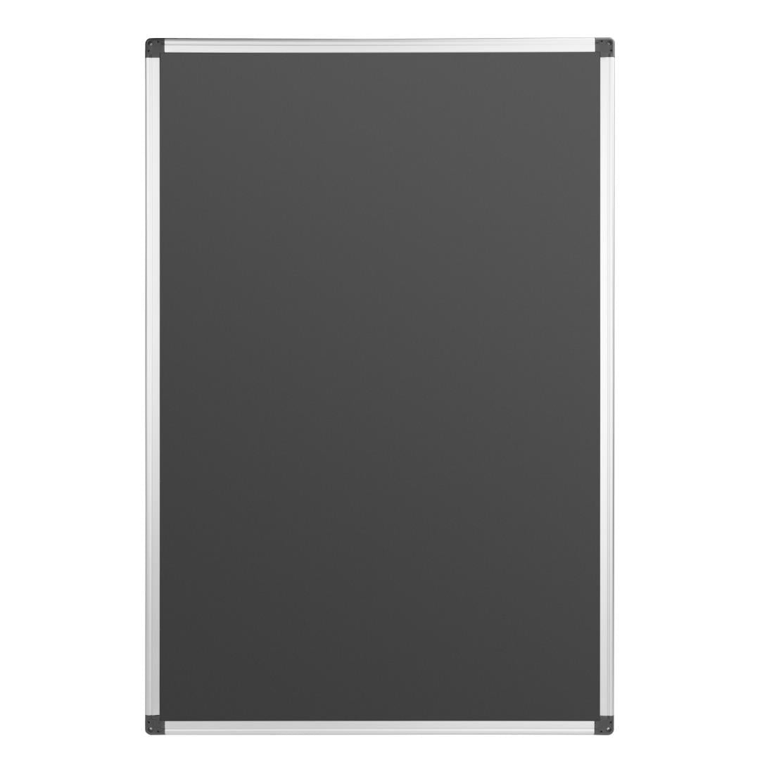 HS807 Olympia Black Magnetic Board 600x900mm