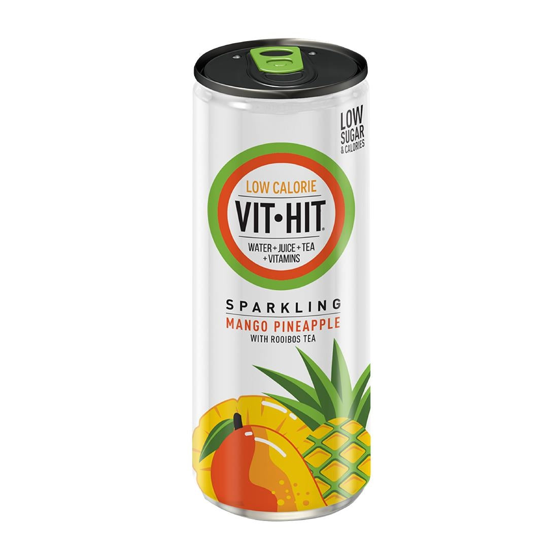 HS820 VITHIT Sparkling Mango & Pineapple Vitamin Water 330ml (Pack of 12)