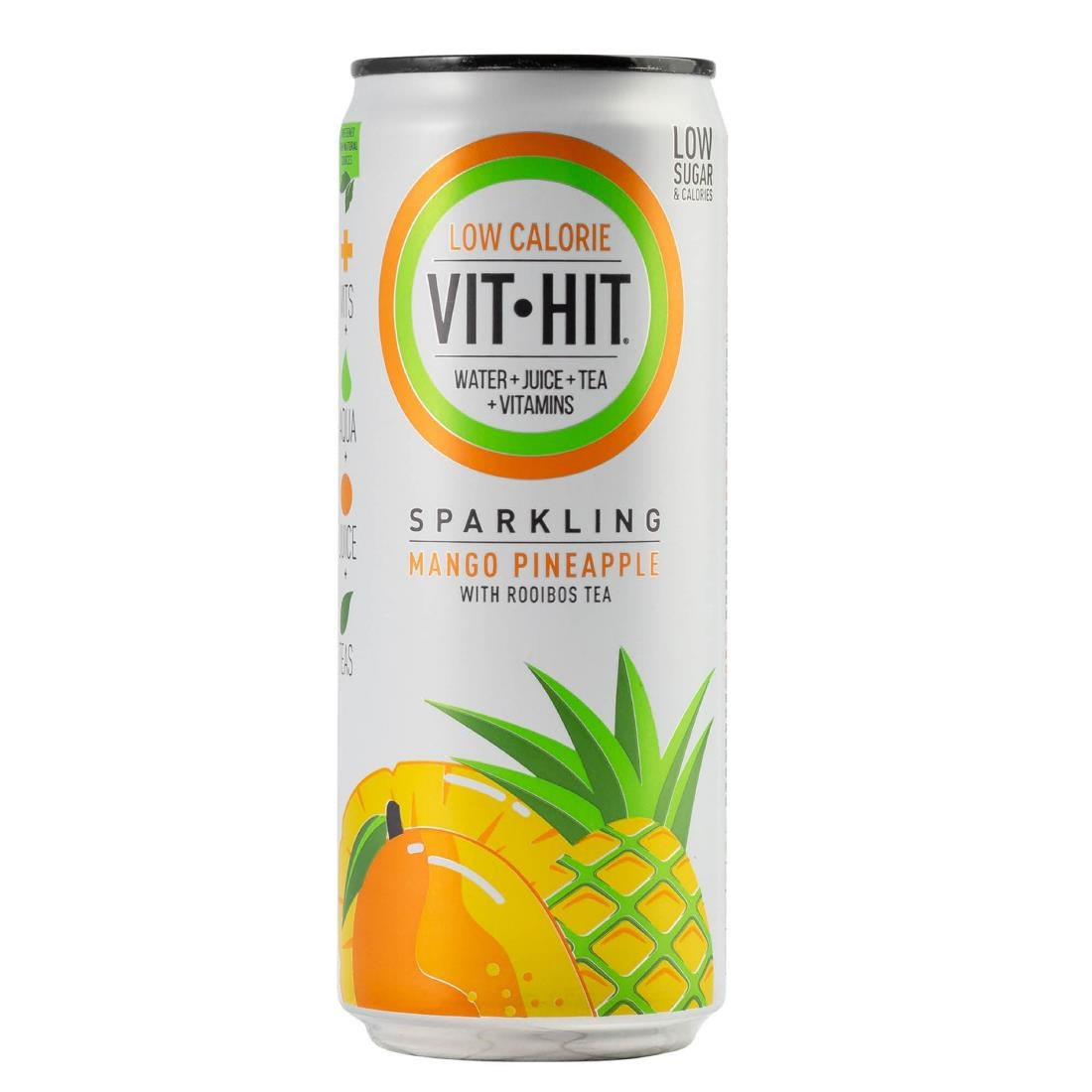 HS820 VITHIT Sparkling Mango & Pineapple Vitamin Water 330ml (Pack of 12)