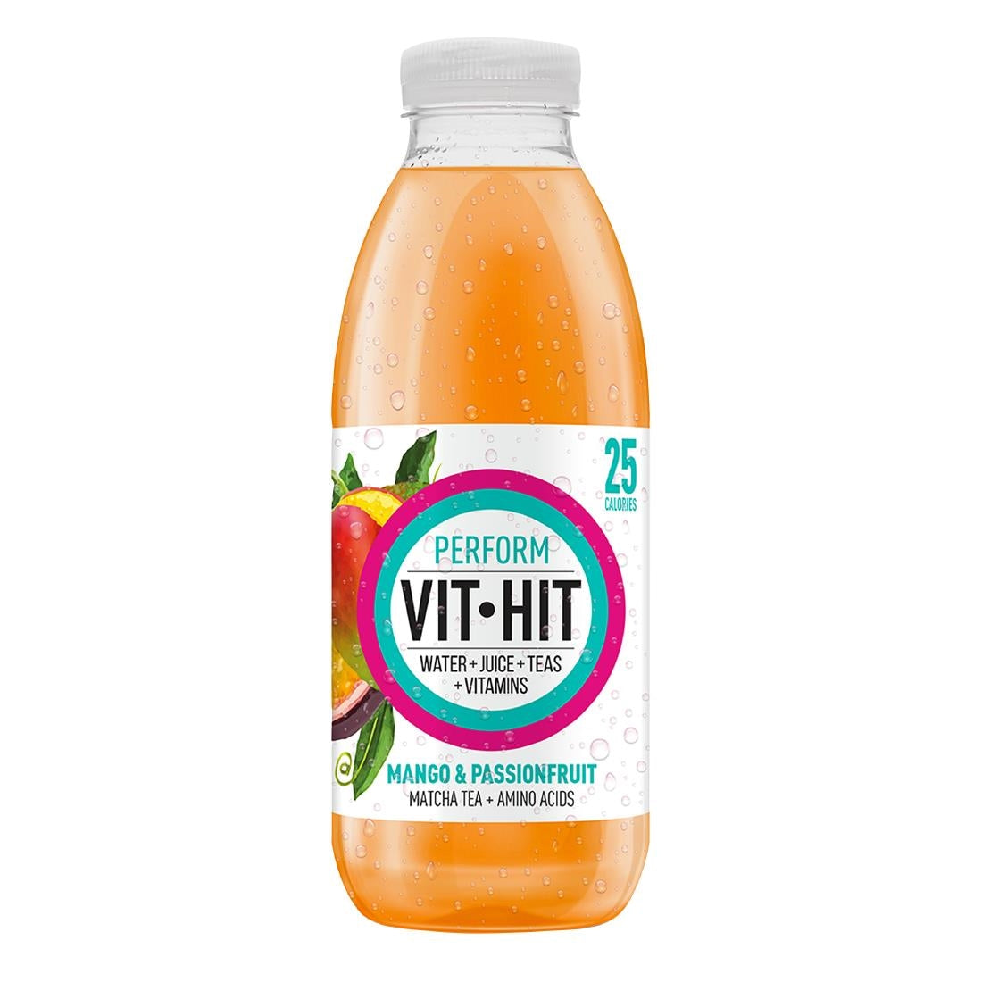 HS823 VITHIT Perform Mango & Passionfruit Vitamin Water 500ml (Pack of 12)