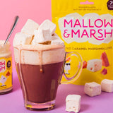 HS838 Mallow & Marsh Salted Caramel Marshmallow Pouches 100g (Pack of 6)