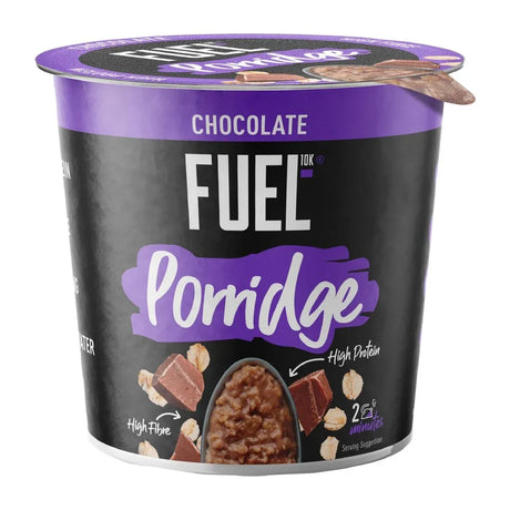 HS843 FUEL 10K Chocolate Porridge Pots 70g (Pack of 8) - JD Catering Equipment Solutions Ltd