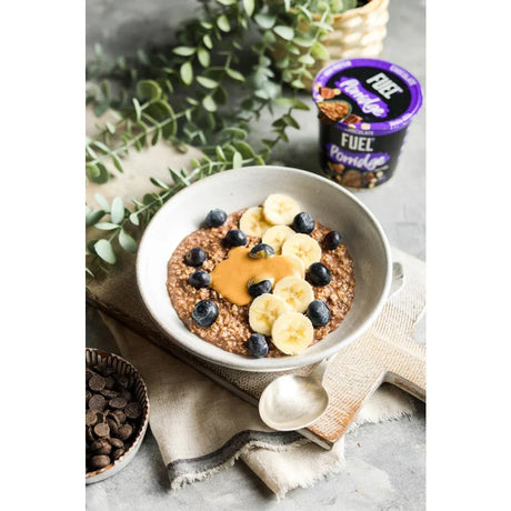 HS843 FUEL 10K Chocolate Porridge Pots 70g (Pack of 8) - JD Catering Equipment Solutions Ltd