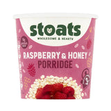 HS853 Stoats Raspberry & Honey Porridge Pots 60g (Pack of 16) - JD Catering Equipment Solutions Ltd
