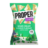 HS873 Properchips Impulse Sour Cream & Chive Lentil Chips 20g (Pack of 24) - JD Catering Equipment Solutions Ltd