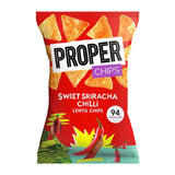 HS874 Properchips Impulse Sweet Sriracha Chilli Lentil Chips 20g (Pack of 24) - JD Catering Equipment Solutions Ltd