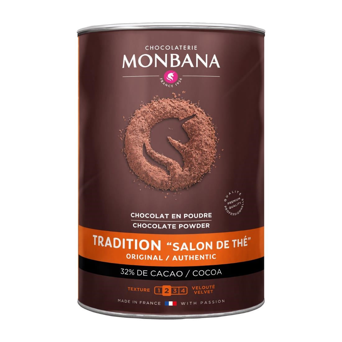 HT306 Monbana Salon de The Hot Chocolate 1kg Drum