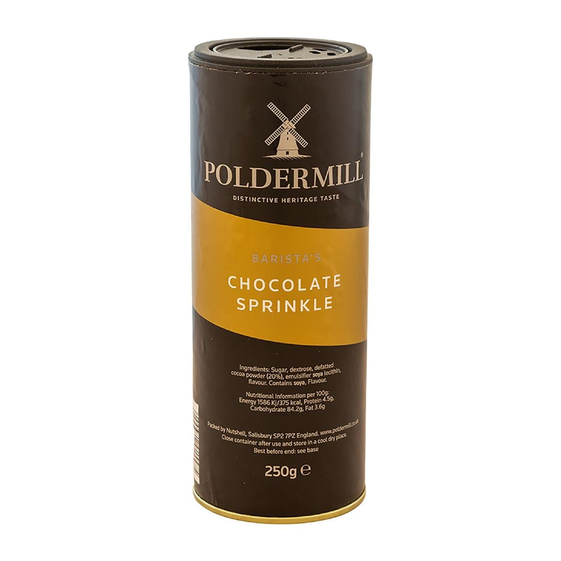 HT319 Poldermill Chocolate Sprinkle Shaker Drum 250g