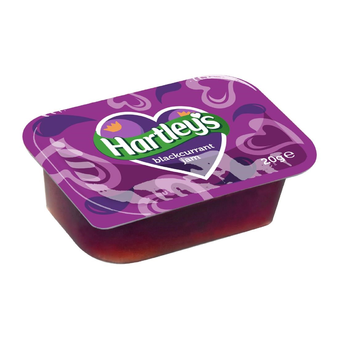 HT346 Hartley'sÂ BlackcurrantÂ JamÂ 20g (Pack of 100)