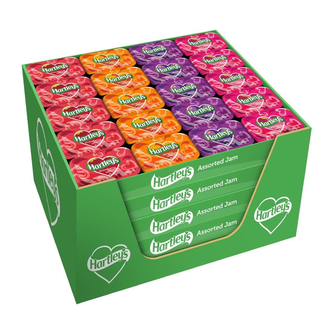 HT348 Hartley's Assorted Fruit Jams 20g (Pack of 100)