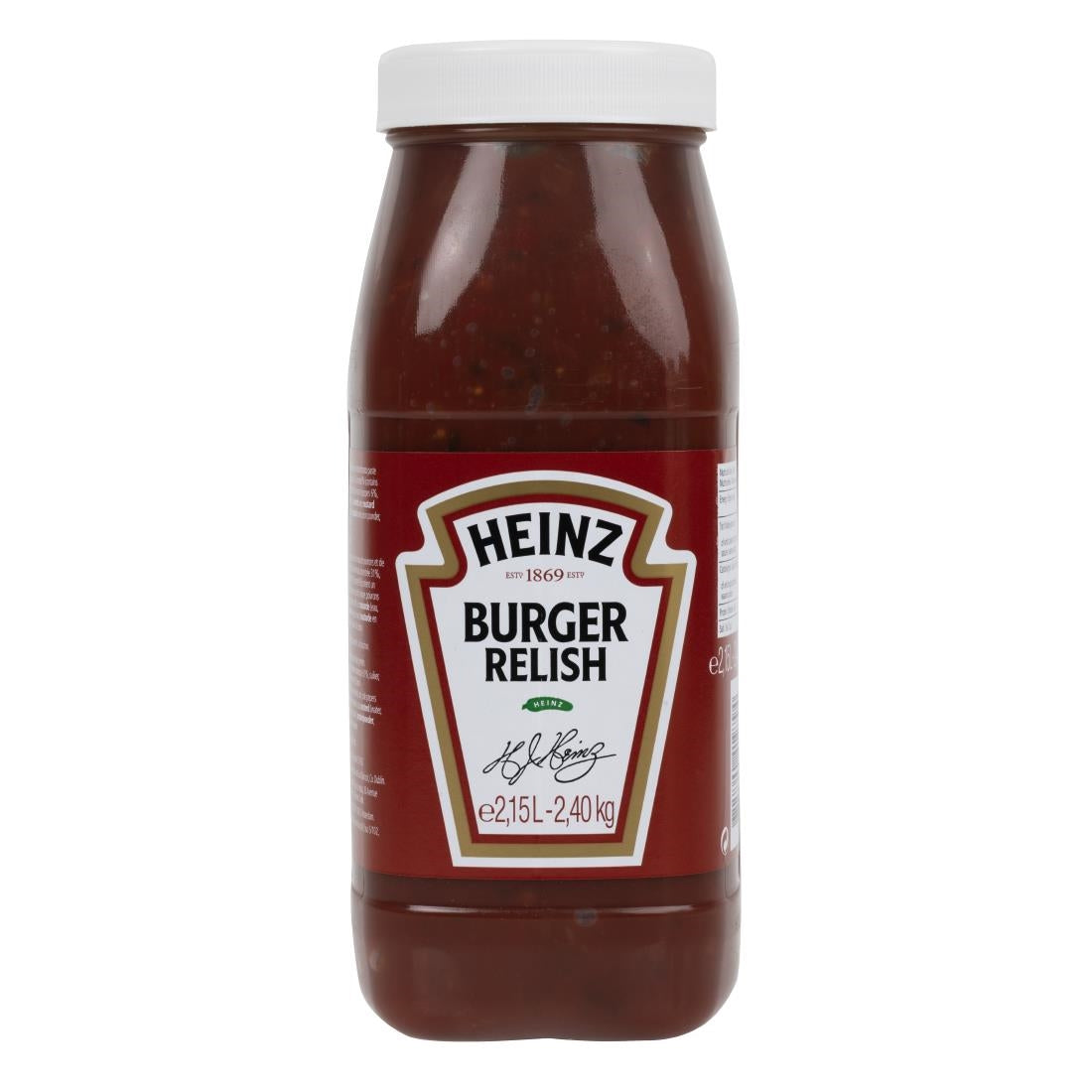 HT361 Heinz Burger Tomato Relish 2.15Ltr