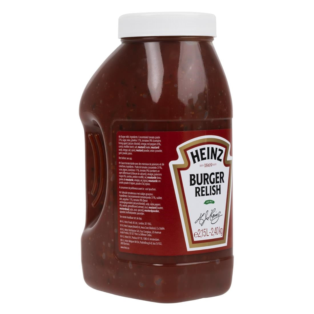 HT361 Heinz Burger Tomato Relish 2.15Ltr