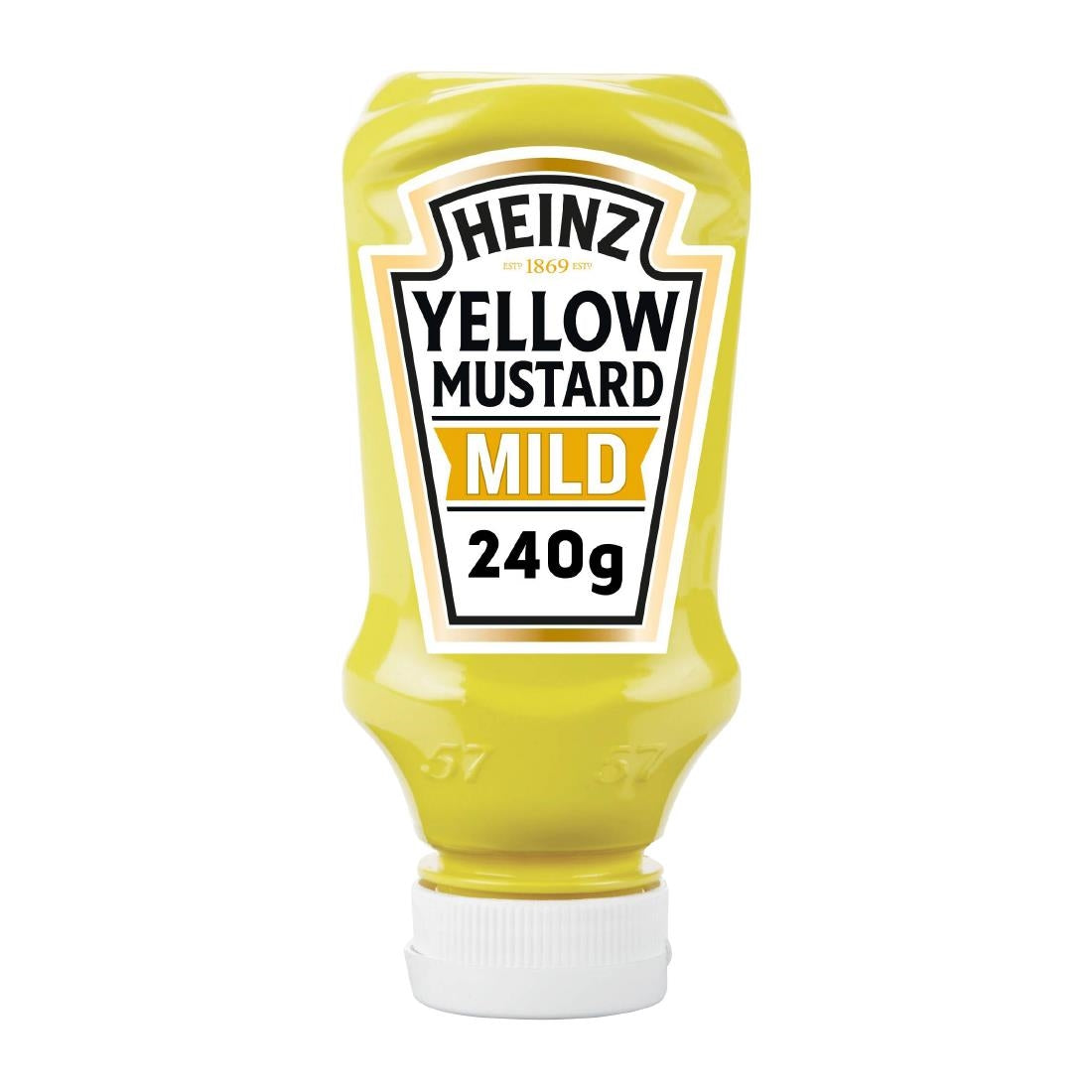 HT377 Heinz Table Top Yellow Mustard Mild 220ml (Pack of 8)