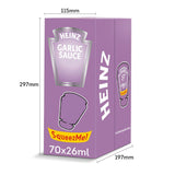 HT392 Heinz Garlic Sauce SqueezMe! Sachets 26ml (Pack of 70)