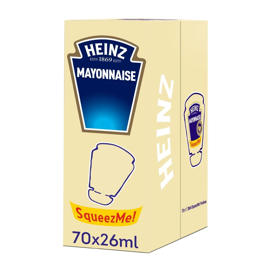 HT396 Heinz Mayonnaise SqueezMe! Sachets 26ml (Pack of 70)