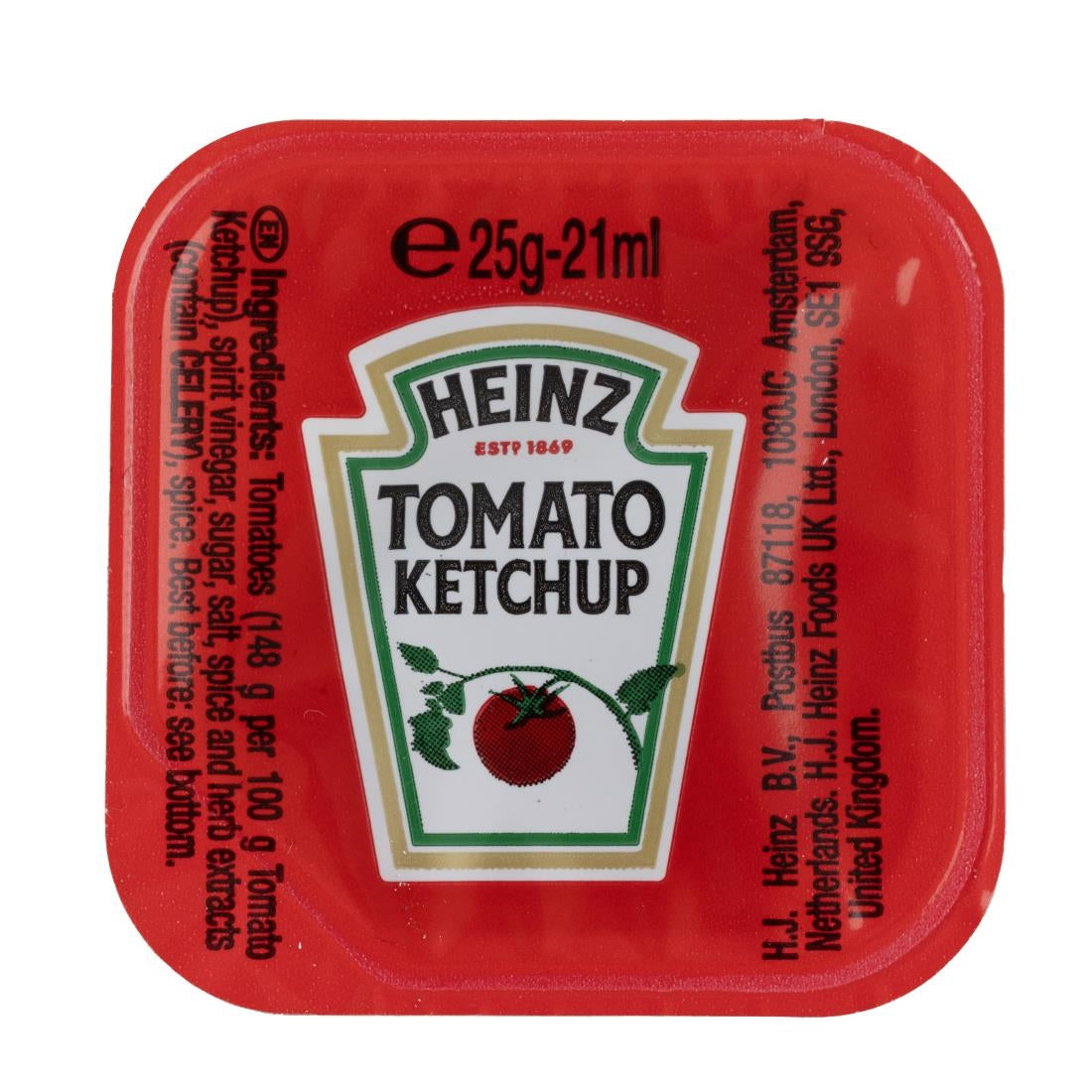 HT397 Heinz Tomato Ketchup Dip Pots 25ml (Pack of 100)