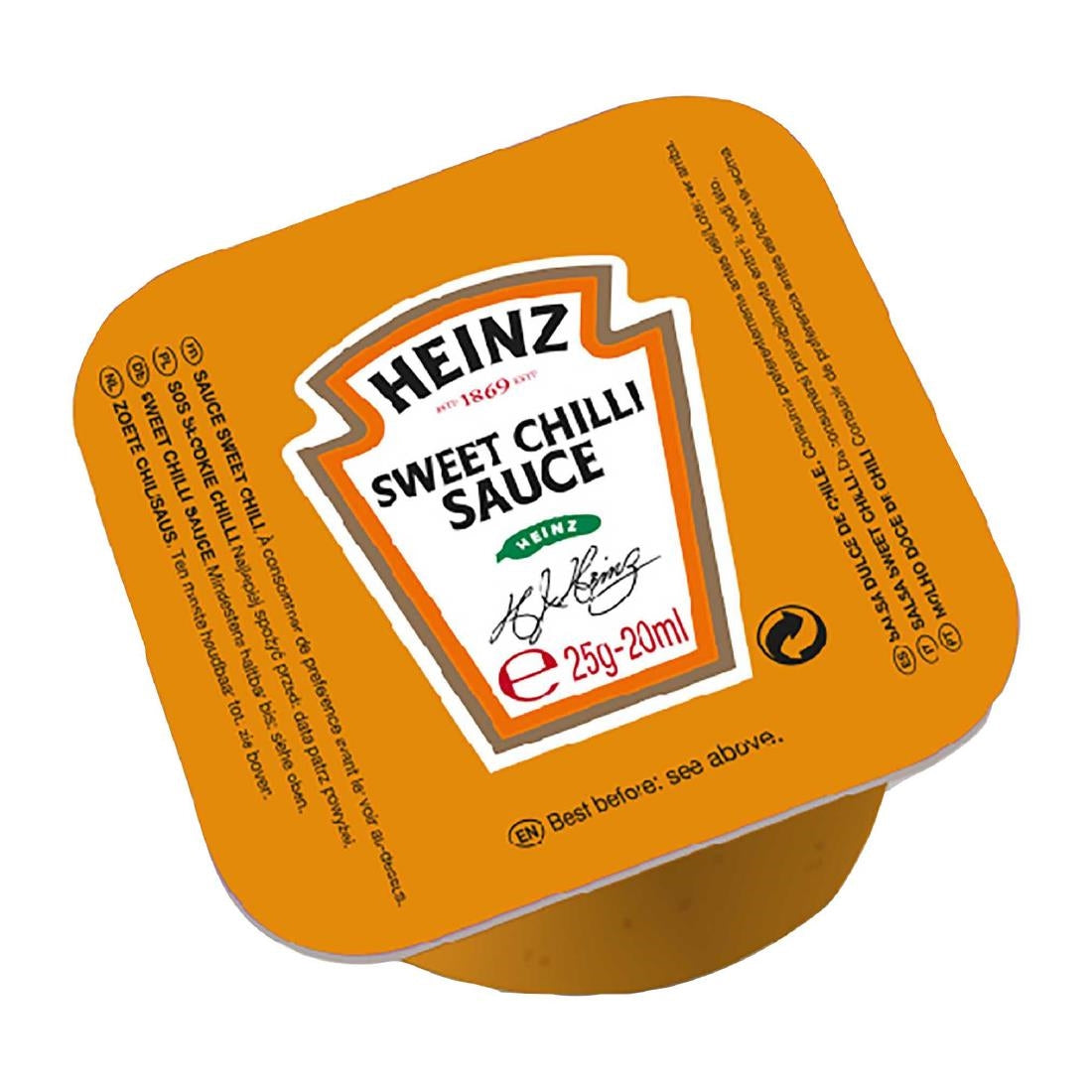 HT401 Heinz New Sweet Chili Dip Pots 25ml (Pack of 100)