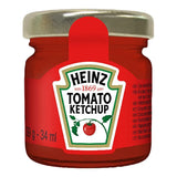 HT402 Heinz Tomato Ketchup Mini Glass Jars 39g (Pack of 80) - JD Catering Equipments Ltd