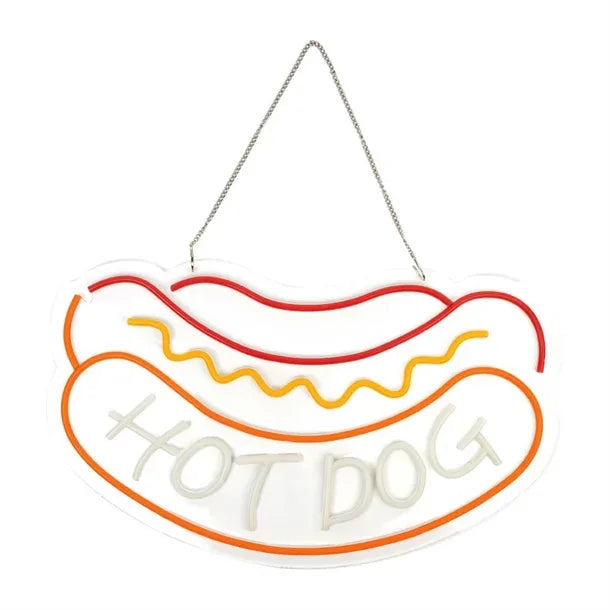HT417 A1 Equipment Hotdog Neon Style LED Light-up Sign A7532