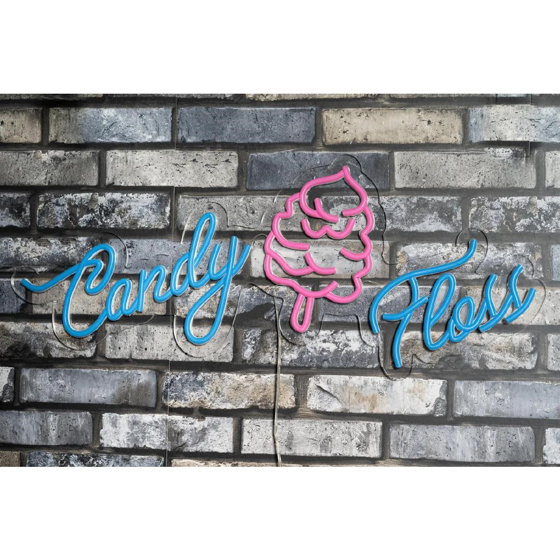 HT418 A1 Equipment Candy Floss Neon Style LED Light-up Sign A7362