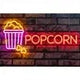 HT419 A1 Equipment Popcorn Neon Style LED Light-up Sign A7374