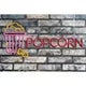 HT419 A1 Equipment Popcorn Neon Style LED Light-up Sign A7374