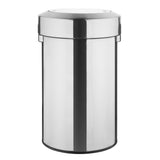 HT461 Bolero Brushed Steel Bin with Swing Lid 70Ltr