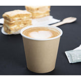 HT466 Fiesta Compostable Hot Cups Single Wall Kraft 6oz (1000 Pack)