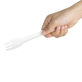 HT483 Fiesta Compostable Paper Forks 155mm (Pack of 100)