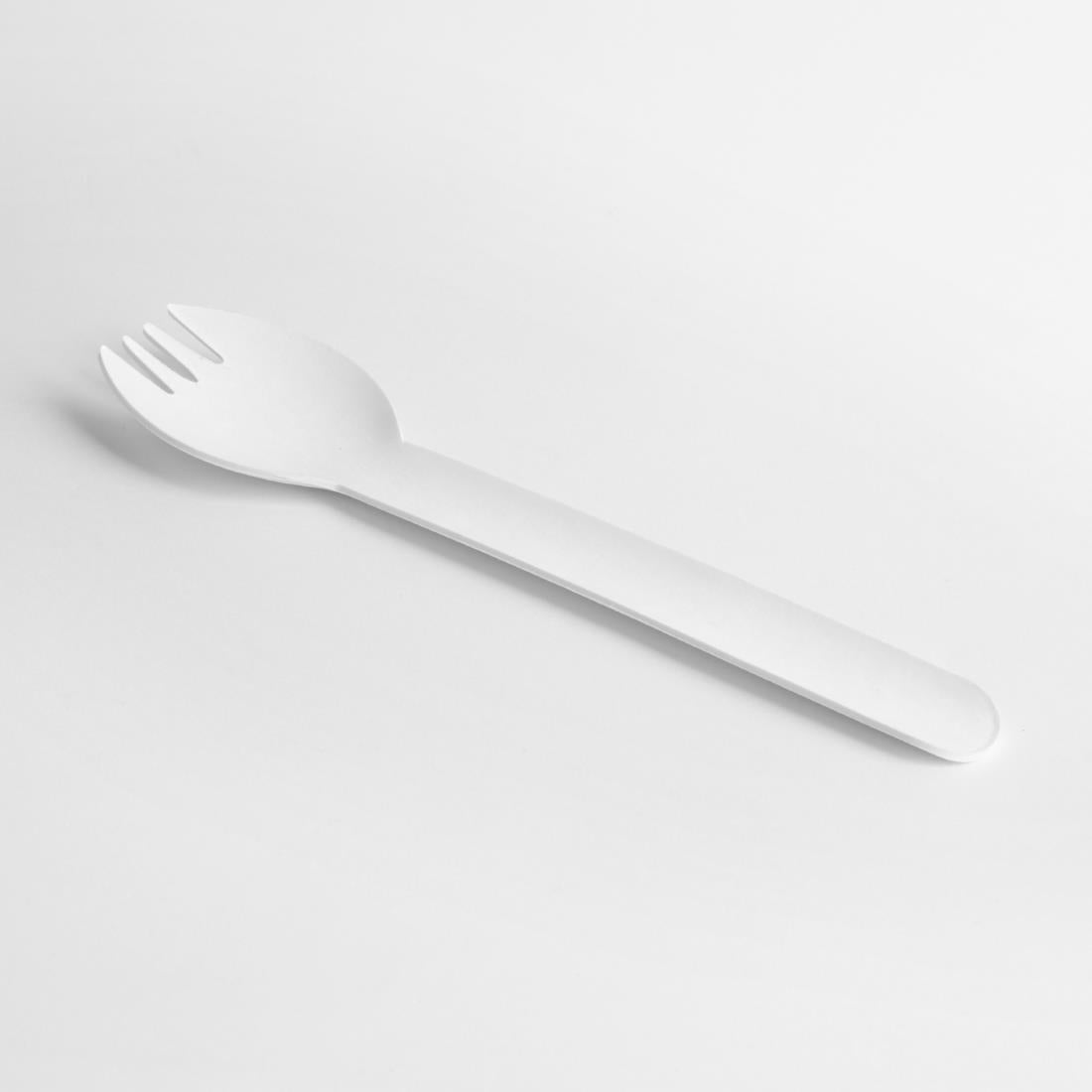 HT488 Fiesta Compostable Paper Sporks 160mm (Pack of 100)