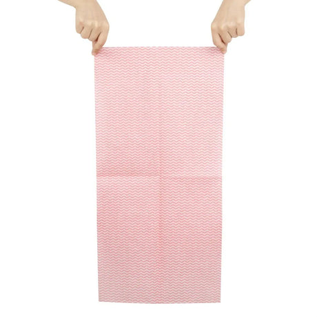 HT494 Jantex Washroom Cleaning Cloth Red (pack 50)