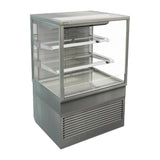 HT510 Cossiga Tower BTG Open Front Freestanding Multideck Display Fridge w/Hinged Stainless Rear Door 900mm - JD Catering Equipments Ltd
